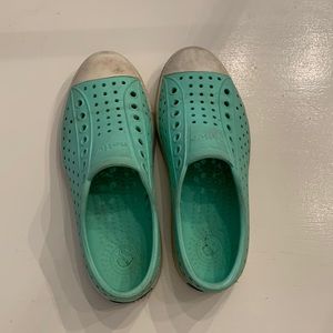 Turquoise Native shoes. Women’s size 5.